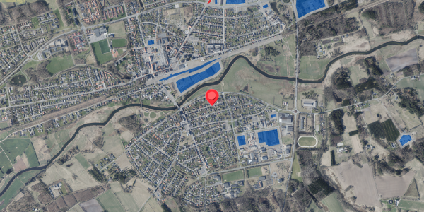 Jordforureningskort på Aagade 8, 8850 Bjerringbro