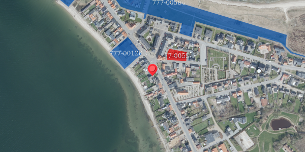 Jordforureningskort på Bredgade 16, 7870 Roslev