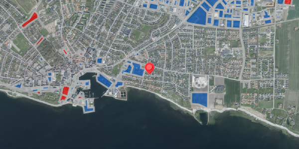 Jordforureningskort på Bjerregaardsvej 21, 7700 Thisted