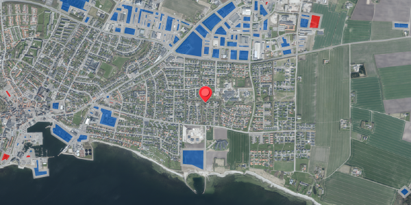Jordforureningskort på Ribesvej 19, 7700 Thisted