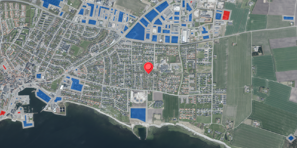 Jordforureningskort på Ribesvej 21, 7700 Thisted