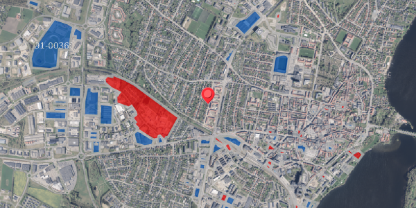 Jordforureningskort på Danmarksvej 21, 8800 Viborg