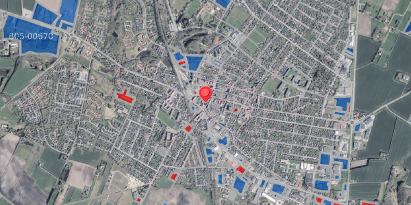 Jordforureningskort på Algade 13, 9700 Brønderslev