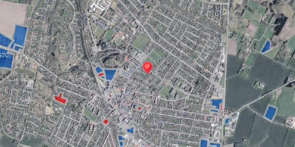 Jordforureningskort på Danmarksgade 13, 9700 Brønderslev