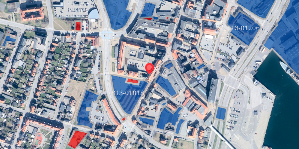 Jordforureningskort på Midtpunkt 40, 9900 Frederikshavn