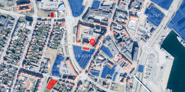 Jordforureningskort på Midtpunkt 54, 9900 Frederikshavn