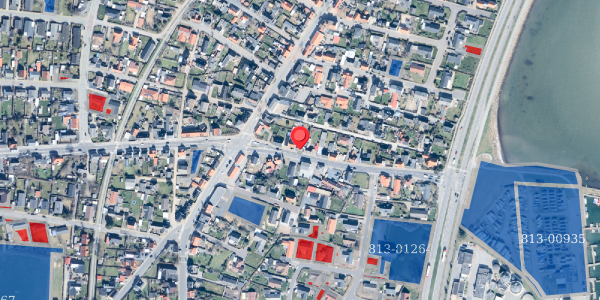 Jordforureningskort på Thodesvej 9, 9900 Frederikshavn