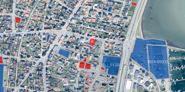 Jordforureningskort på Thodesvej 18, 9900 Frederikshavn