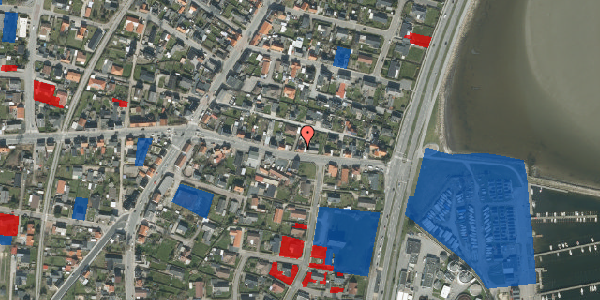 Jordforureningskort på Thodesvej 21, 9900 Frederikshavn