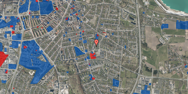 Jordforureningskort på Jyttevej 16, 9000 Aalborg