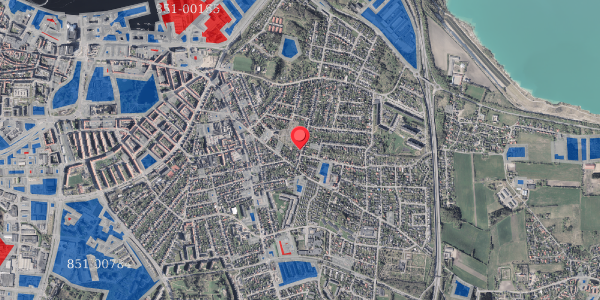 Jordforureningskort på Langgade 9, 9000 Aalborg