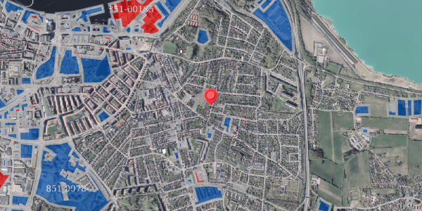 Jordforureningskort på Langgade 13, 9000 Aalborg