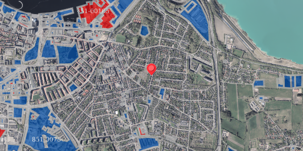 Jordforureningskort på Langgade 21, 9000 Aalborg