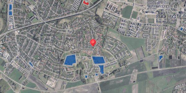 Jordforureningskort på Ledavej 8, 9210 Aalborg SØ