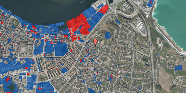 Jordforureningskort på Lundbyesgade 4, 9000 Aalborg