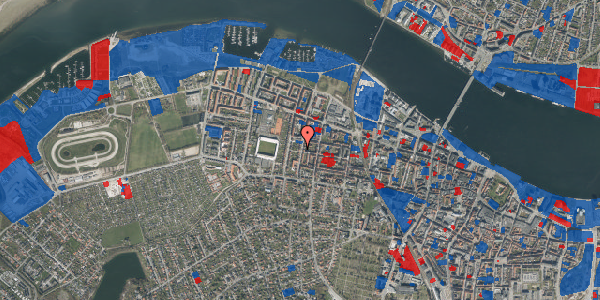 Jordforureningskort på Ryesgade 21, 9000 Aalborg