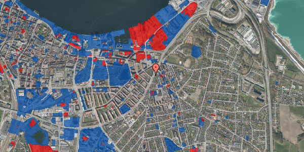 Jordforureningskort på Østre Alle 18, st. th, 9000 Aalborg