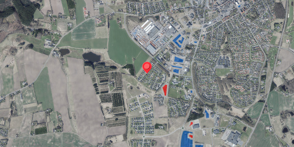 Jordforureningskort på Harevænget 38, 8450 Hammel
