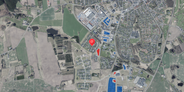 Jordforureningskort på Harevænget 14, 8450 Hammel