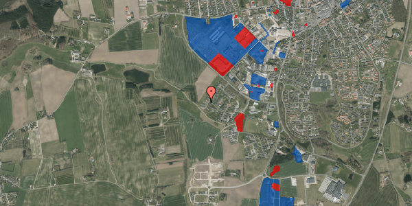 Jordforureningskort på Harevænget 43, 8450 Hammel