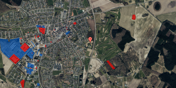 Jordforureningskort på Eriksminde 74, 8450 Hammel