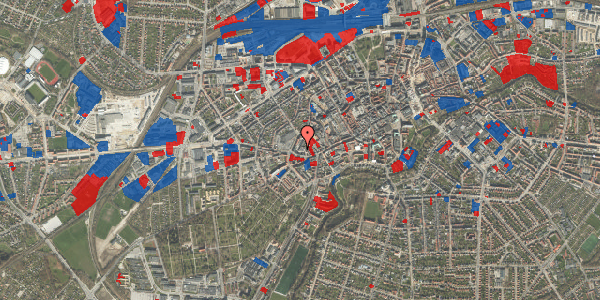 Jordforureningskort på Vindegade 142K, 5000 Odense C