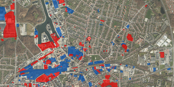 Jordforureningskort på Annasholmsgade 10, 5000 Odense C