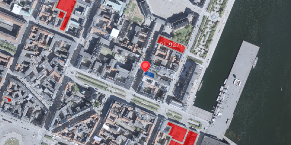 Jordforureningskort på Amaliegade 8, 1256 København K