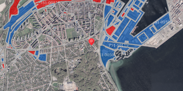 Jordforureningskort på Dalgas Avenue 48, 8000 Aarhus C
