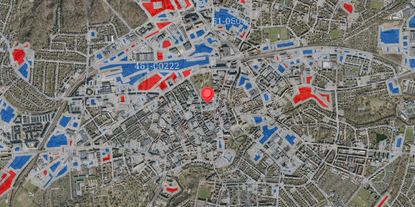 Jordforureningskort på Vindegade 20, 5000 Odense C