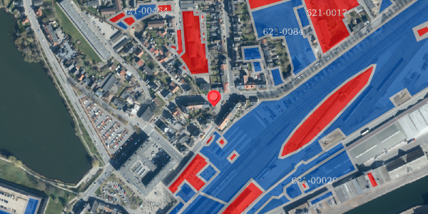 Jordforureningskort på Fredericiagade 42, 6000 Kolding