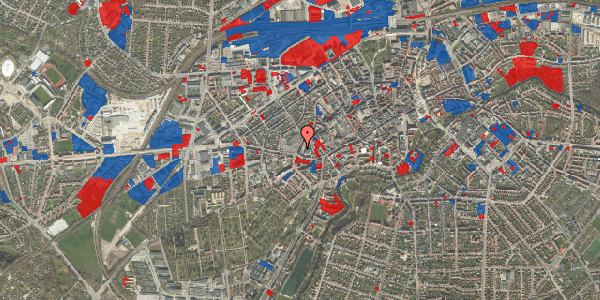 Jordforureningskort på Vindegade 140, 5000 Odense C