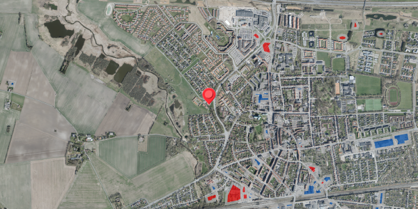 Jordforureningskort på Bjergbakken 7, 4100 Ringsted