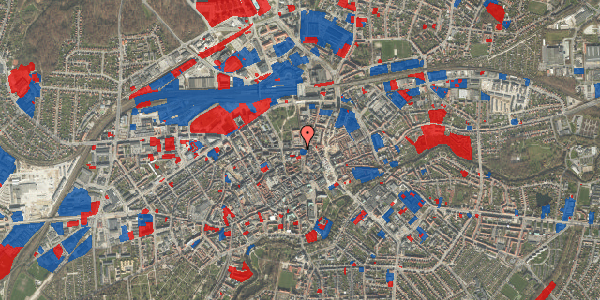 Jordforureningskort på Vindegade 12, 5000 Odense C