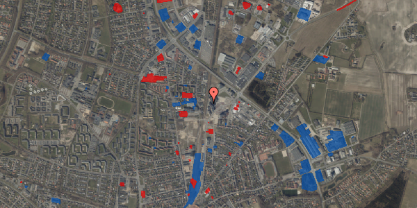 Jordforureningskort på Hostrupsvej 21, 7500 Holstebro