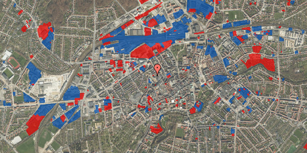 Jordforureningskort på Vindegade 90, 5000 Odense C