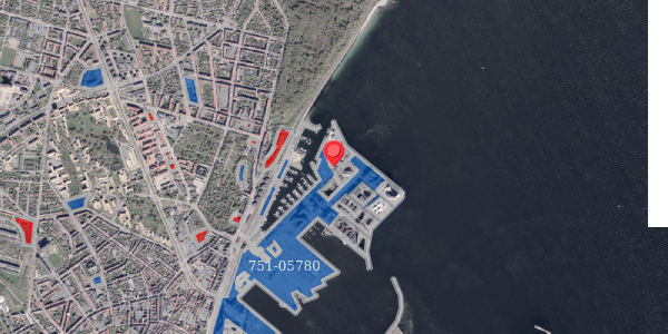 Jordforureningskort på Esther Aggebos Gade 28, 3. th, 8000 Aarhus C