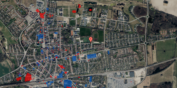 Jordforureningskort på Vibevej 1, 4100 Ringsted
