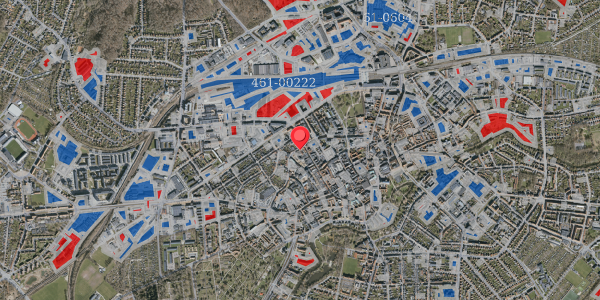 Jordforureningskort på Vindegade 78, 5000 Odense C