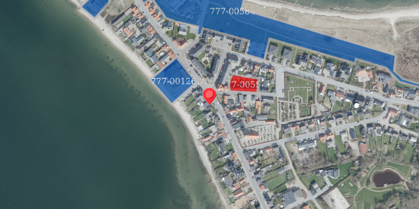 Jordforureningskort på Bredgade 14, 7870 Roslev