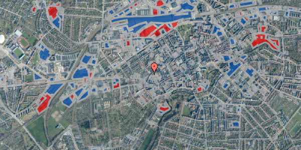 Jordforureningskort på Vindegade 128A, 5000 Odense C