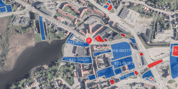Jordforureningskort på Adelgade 10, 9500 Hobro