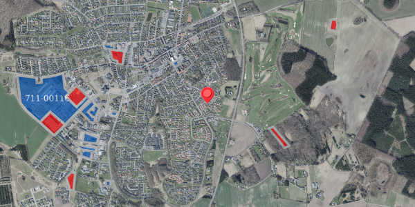 Jordforureningskort på Eriksminde 23, . , 8450 Hammel