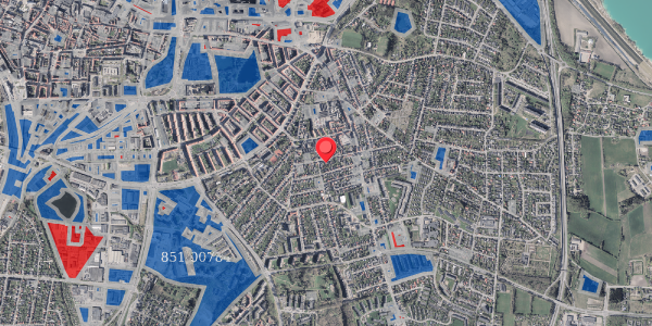 Jordforureningskort på Thorsgade 21, 9000 Aalborg