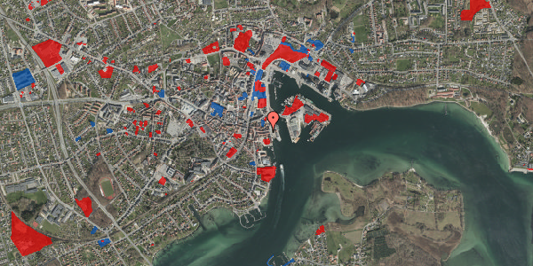 Jordforureningskort på Brogade 3A, 5700 Svendborg