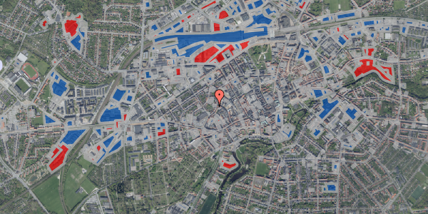 Jordforureningskort på Vindegade 107B, 5000 Odense C