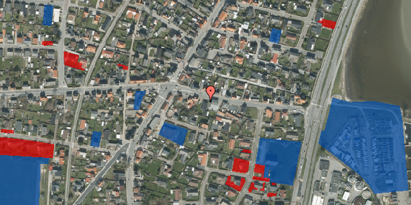 Jordforureningskort på Thodesvej 10, 9900 Frederikshavn