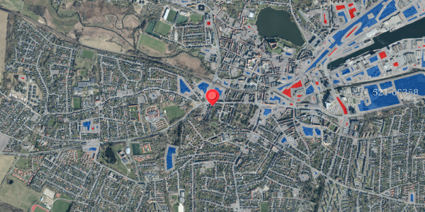 Jordforureningskort på Bjerggade 1, 6000 Kolding
