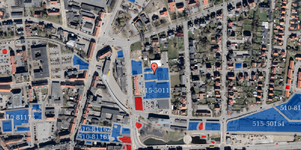 Jordforureningskort på Mariegade 11B, 6100 Haderslev
