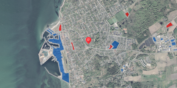 Jordforureningskort på Amtsvejen 63, 3390 Hundested